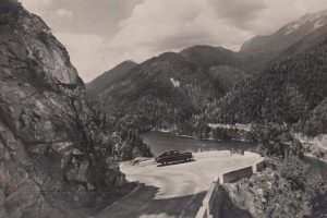 Дорога у озера Рица 1958 год